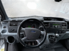Bílá dodávka Ford Transit L3H3 s taznym k pronajmu v Praze
